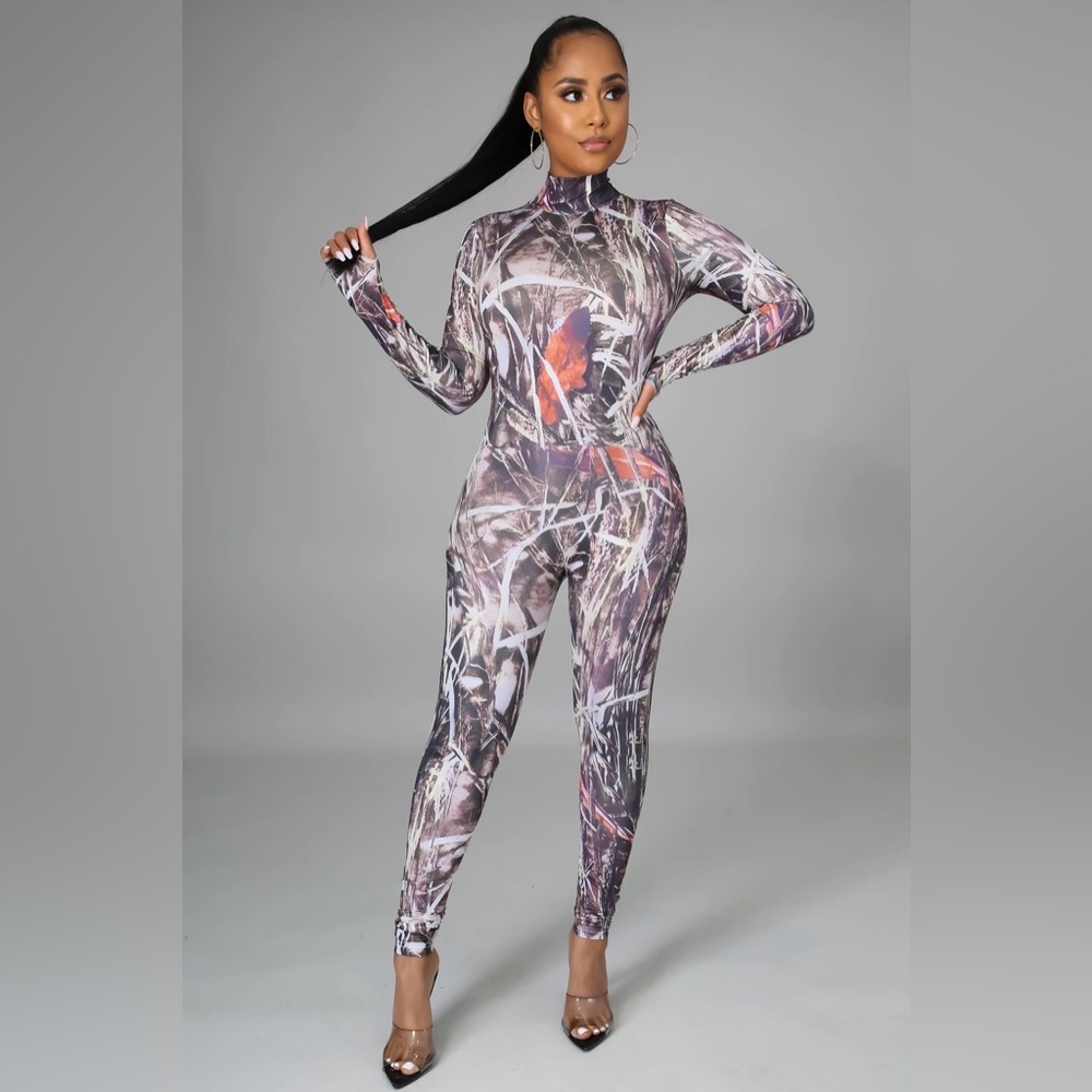 Multi Color Jumpsuit - Picture 2 of 4